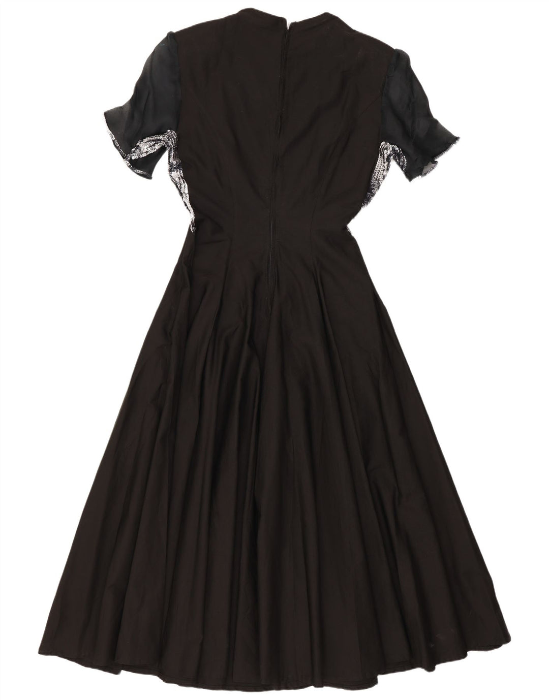 Rochie Maxi pentru femei STEFANEL UK 12 Medium Black Bumbac