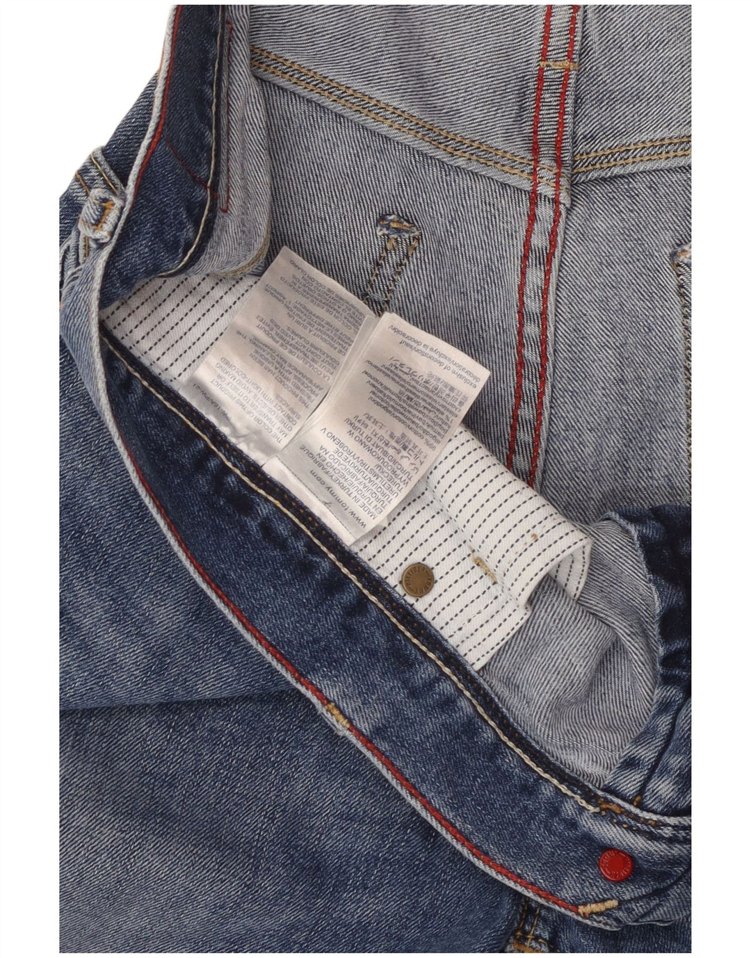 TOMMY HILFIGER Blugi Bleecker Slim pentru bărbați W33 L34 Bumbac albastru