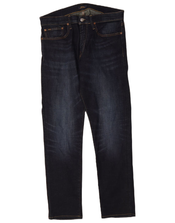 Blugi slim pentru bărbați Polo Ralph Lauren W33 L31 bumbac bleumarin