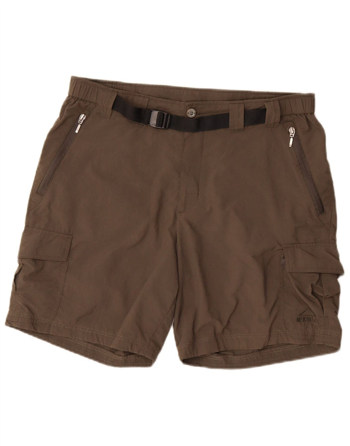 Pantaloni scurți cargo McKinley pentru bărbați W33 Poliester maro mediu