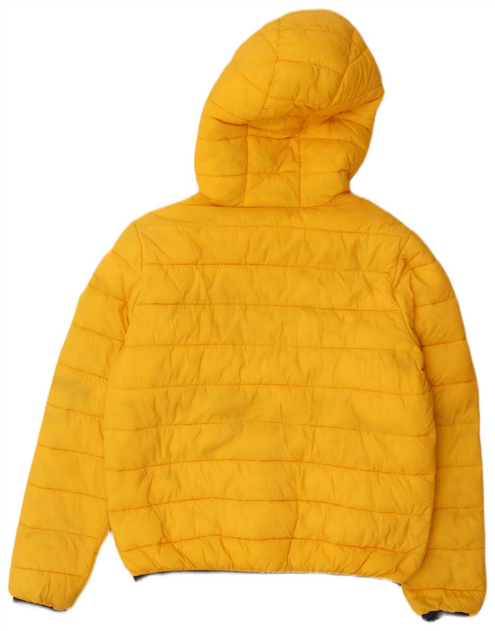 Jachetă căptușită pentru bărbați Tommy Hilfiger, cu glugă, cu formă regulată, UK 38, galben mediu