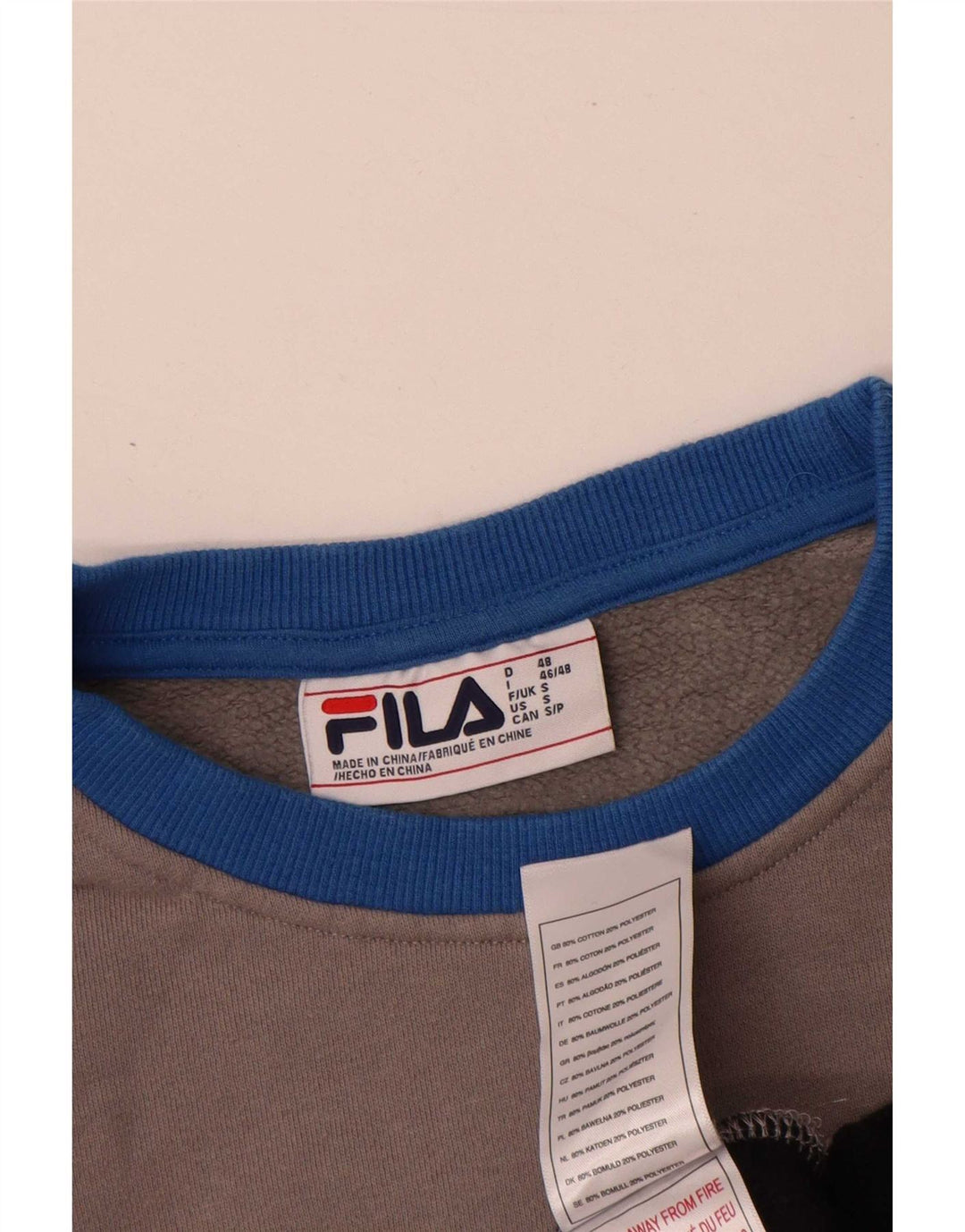 Pulover pentru bărbați Fila Graphic Pulover mic, multicolor, color block, bumbac