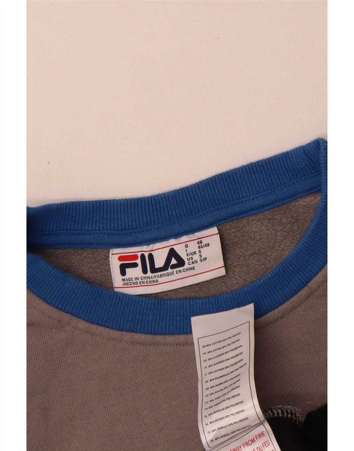 Pulover pentru bărbați Fila Graphic Pulover mic, multicolor, color block, bumbac