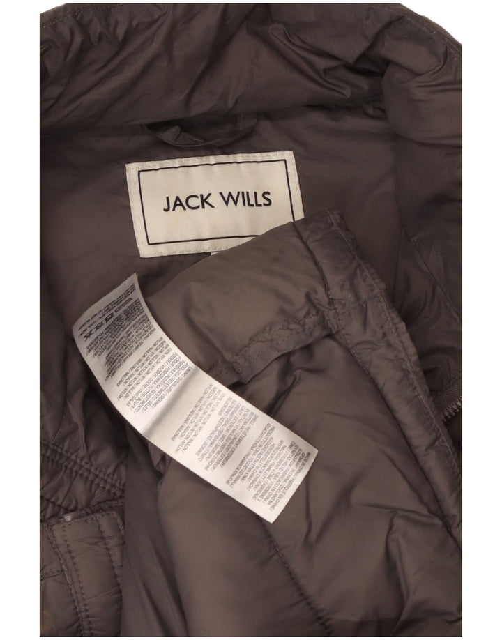Jack Wills Gilet căptușit pentru bărbați UK 40, mare, gri din nailon
