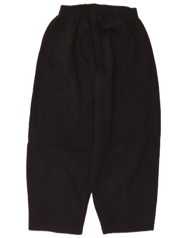 Pantaloni de trening Zara pentru femei UK 12, bumbac mediu negru
