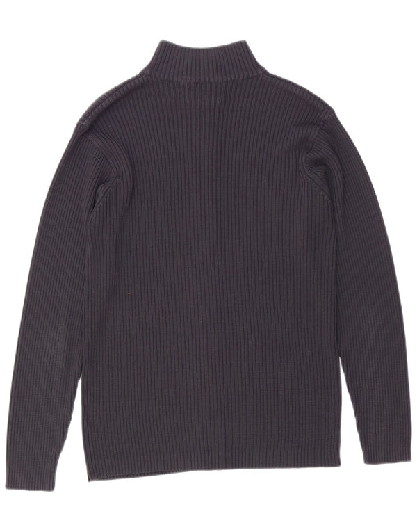 Cardigan pentru bărbați VINTAGE Pulover mare bleumarin acrilic