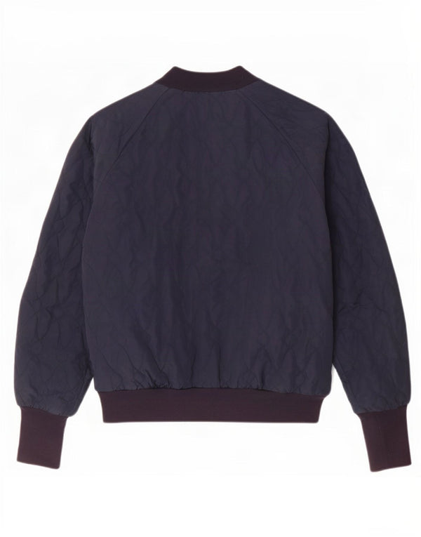 Gant Mens Quilted Jacket UK 38 Medium Navy Blue Polyester