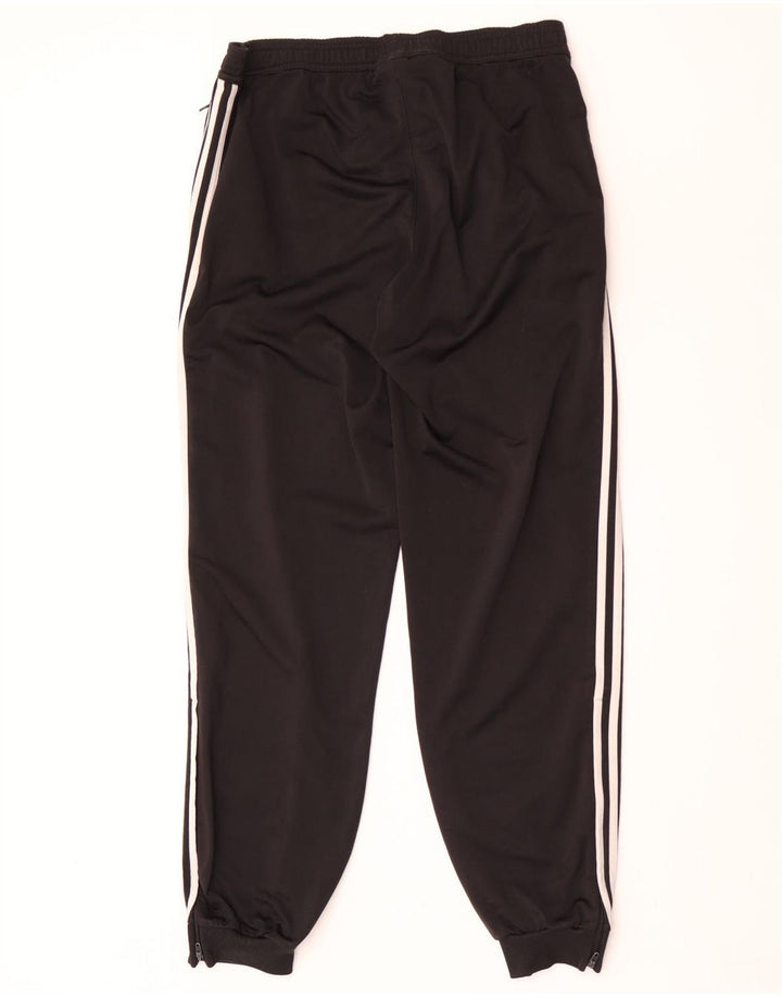 Pantaloni de trening Adidas pentru bărbați Joggeri poliester mediu negru