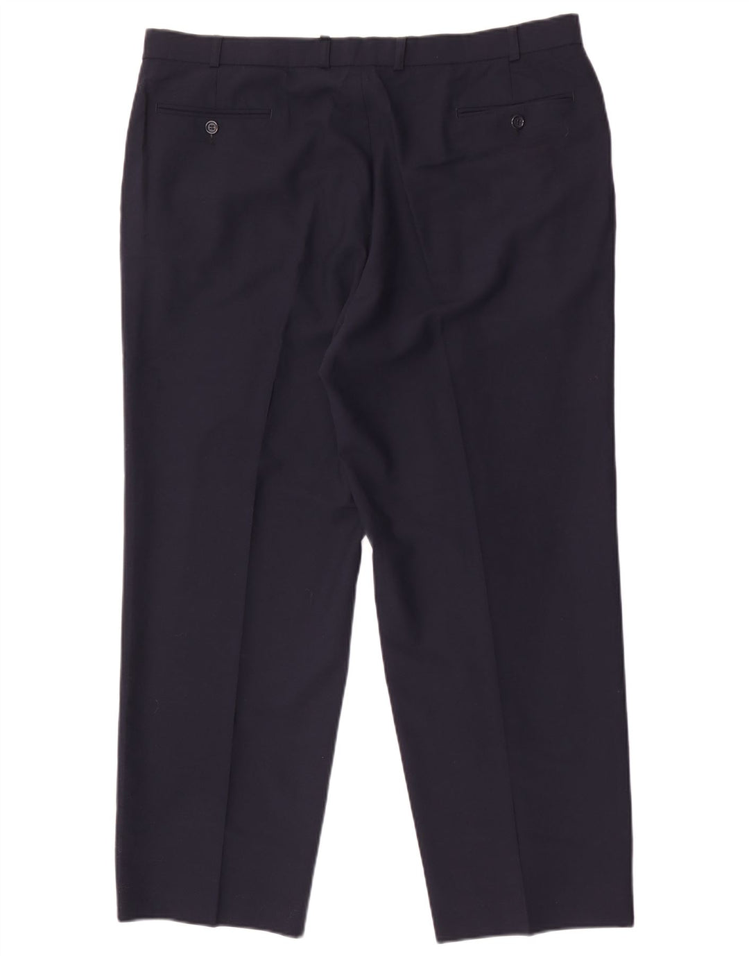 Pantaloni de costum conici pentru bărbați Marks & Spencer L40 L29 Poliester bleumarin