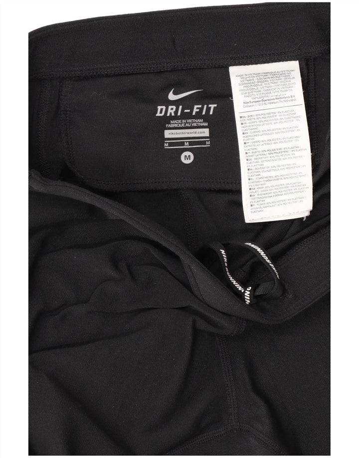 Pantaloni de trening Nike Dri Fit pentru femei UK 12 Poliester mediu negru