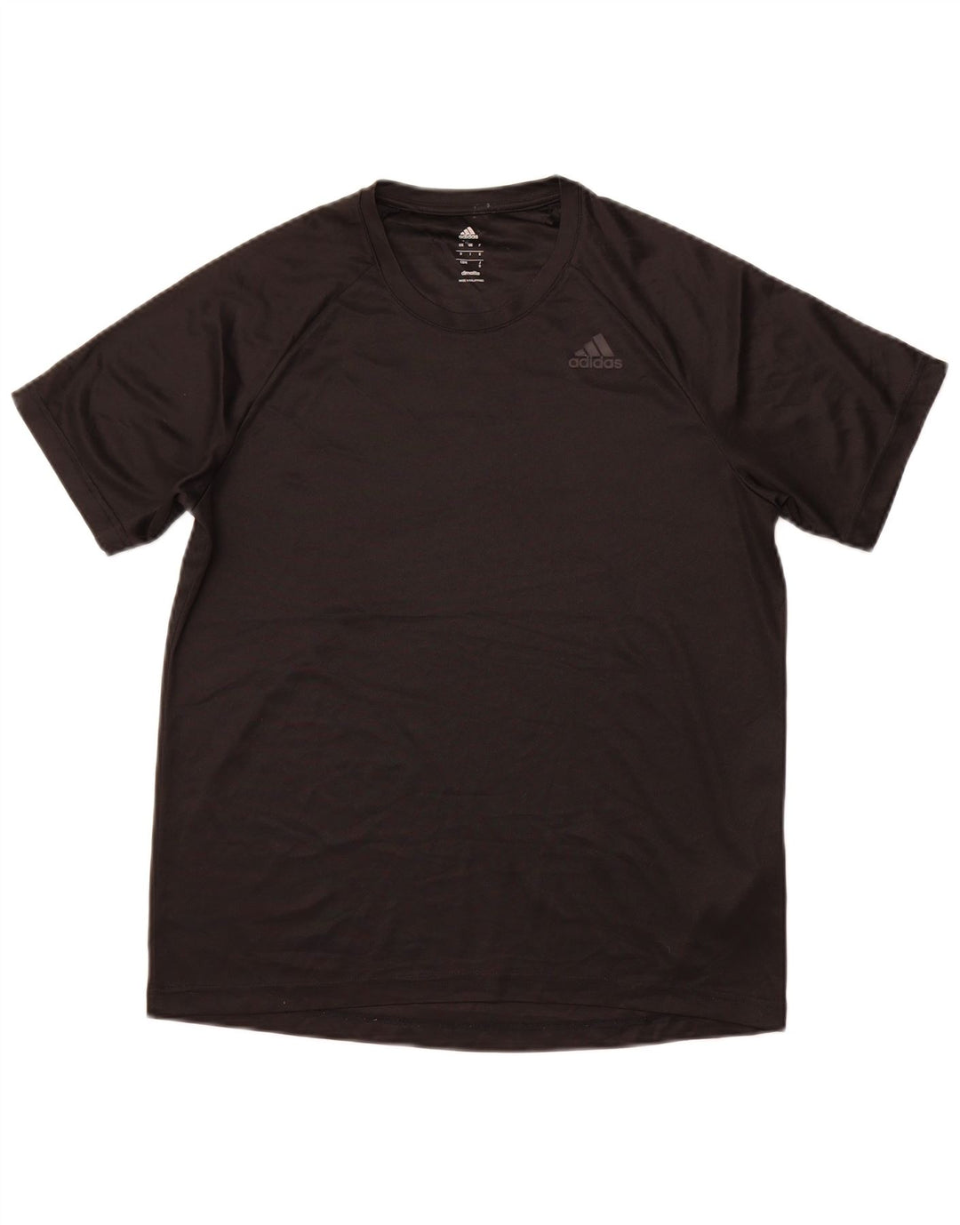 Tricou ADIDAS Climalite pentru bărbați Top Mediu Negru Poliester Sport