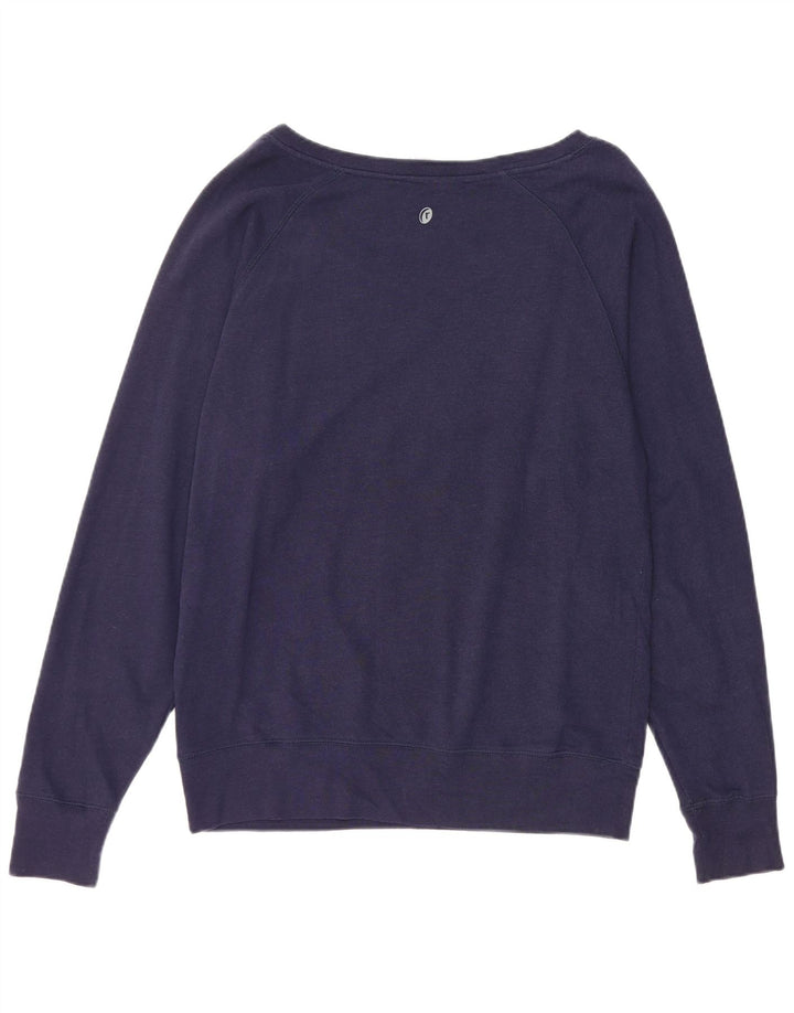 RUSSELL ATHLETIC Pulover de hanorac pentru femei UK 14 Medium bleumarin Bumbac