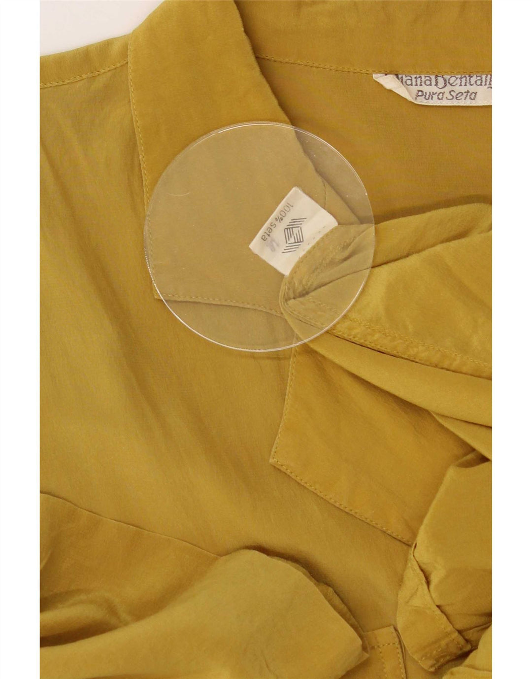 Rochie schimbătoare pentru femei de la Diana Bentall IT 50 XL mătase galbenă