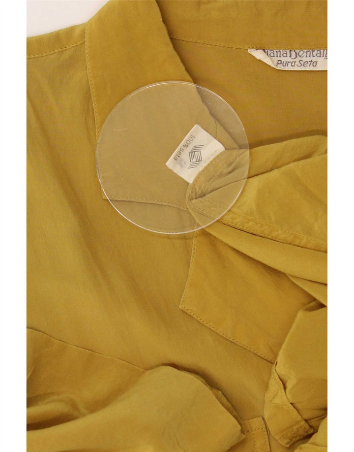 Rochie schimbătoare pentru femei de la Diana Bentall IT 50 XL mătase galbenă