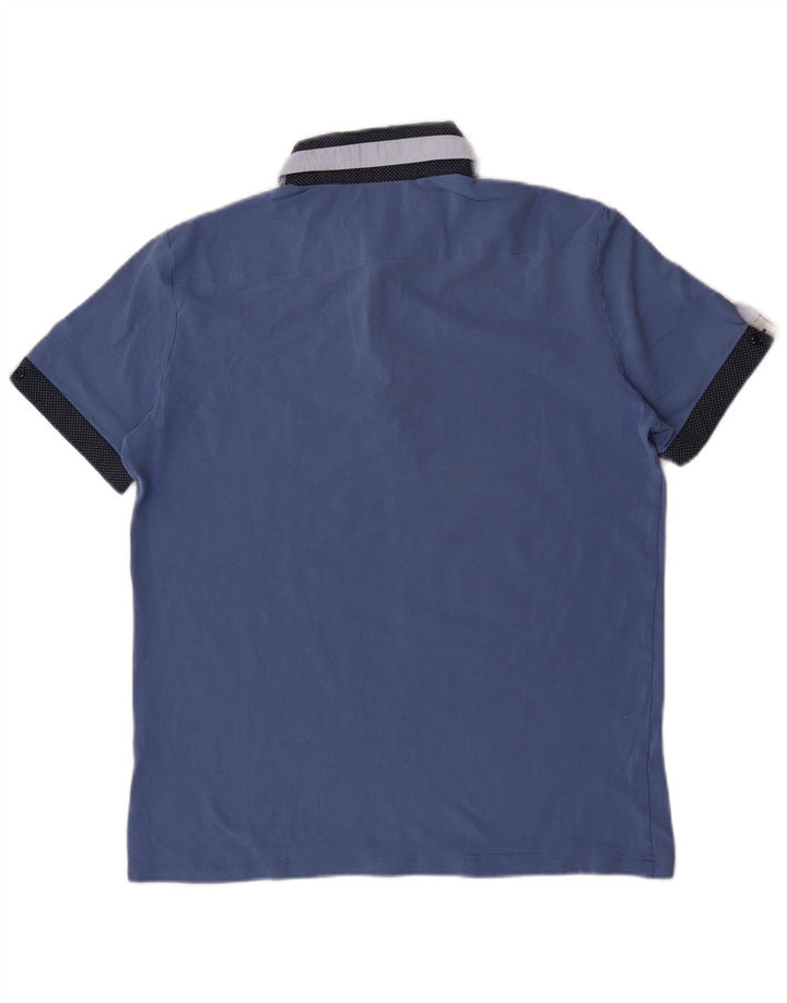 Cesare Paciotti tricou polo bărbați XL albastru