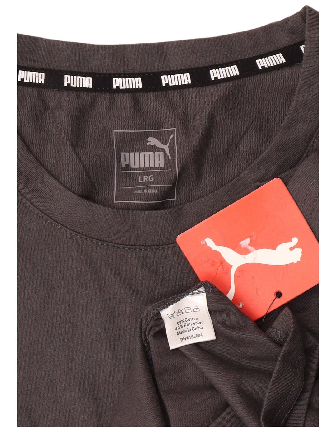 Tricou pentru bărbați PUMA Top mare bumbac gri