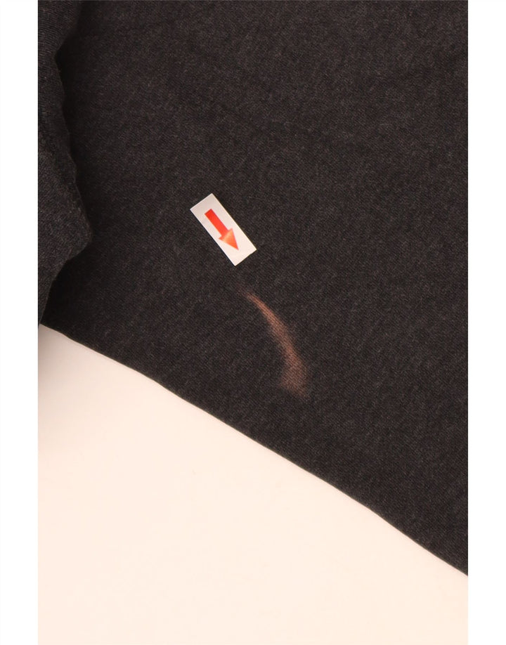 DKNY Pulover cu grafic pentru femei UK 18 XL Bumbac negru