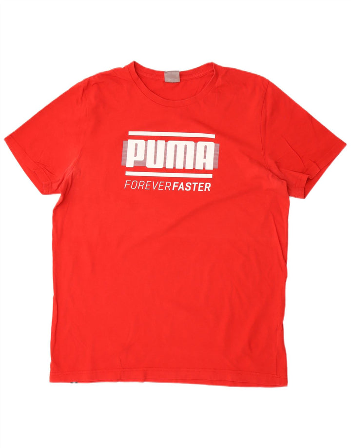 Tricou grafic Puma pentru bărbați Top mare bumbac roșu