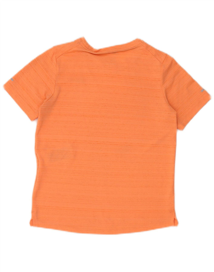 Tricou Nike Dri Fit pentru băieți Top 8-9 ani Poliester cu dungi portocalii mici