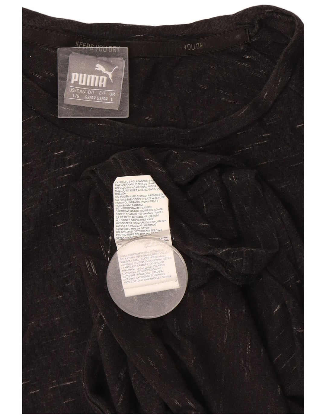 Tricou pentru bărbați Puma Top mare, gri, pete din bumbac
