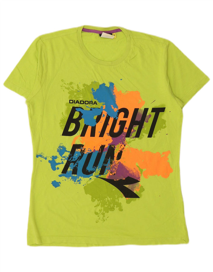 DIADORA Tricou grafic pentru bărbați Top Mic Verde