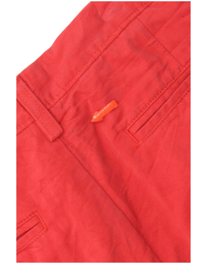 Pantaloni scurți chino pentru bărbați Nautica W32 bumbac roșu mediu