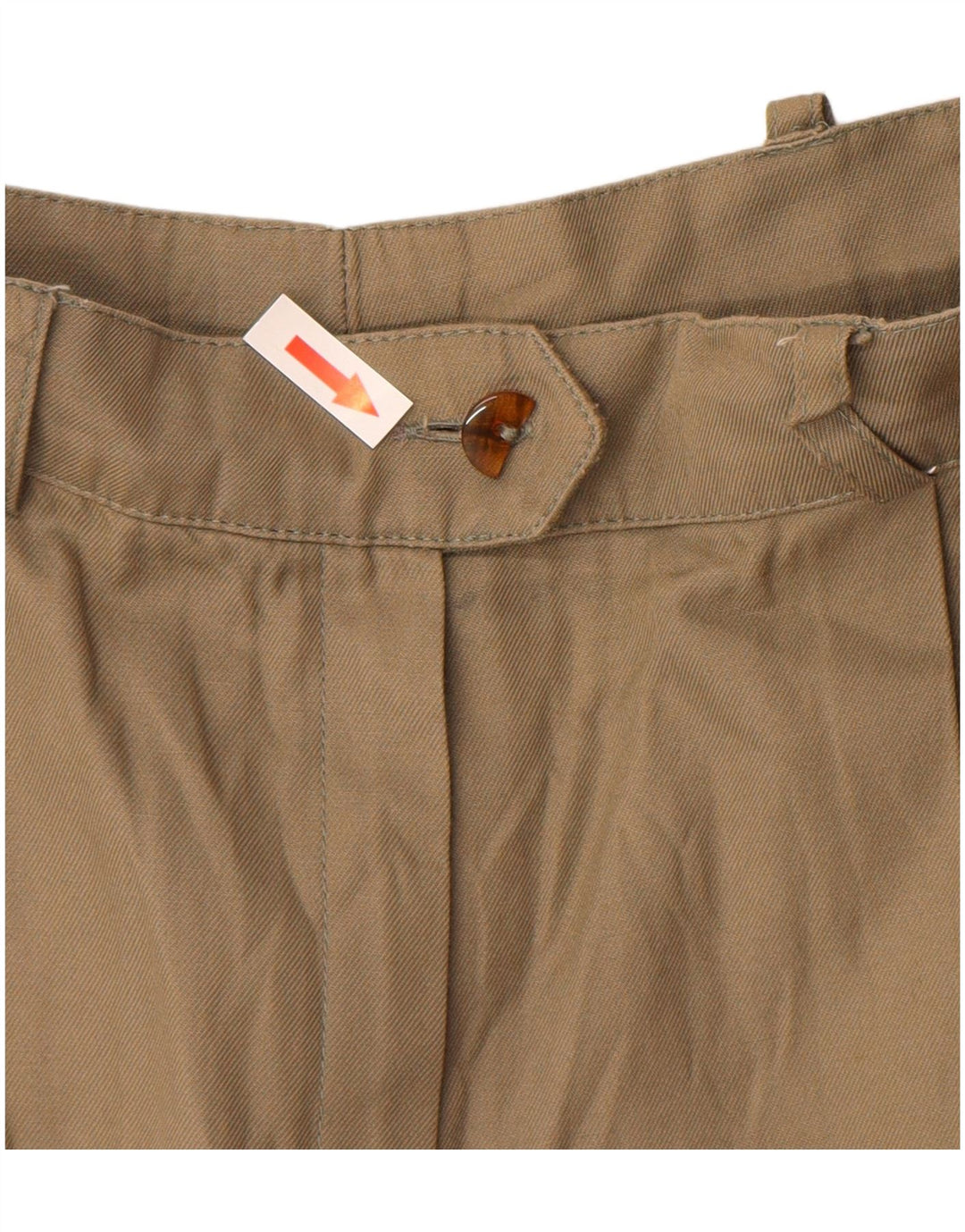 Pantaloni scurti chino VINTAGE pentru femei IT 40 Small W24 Bej Bumbac