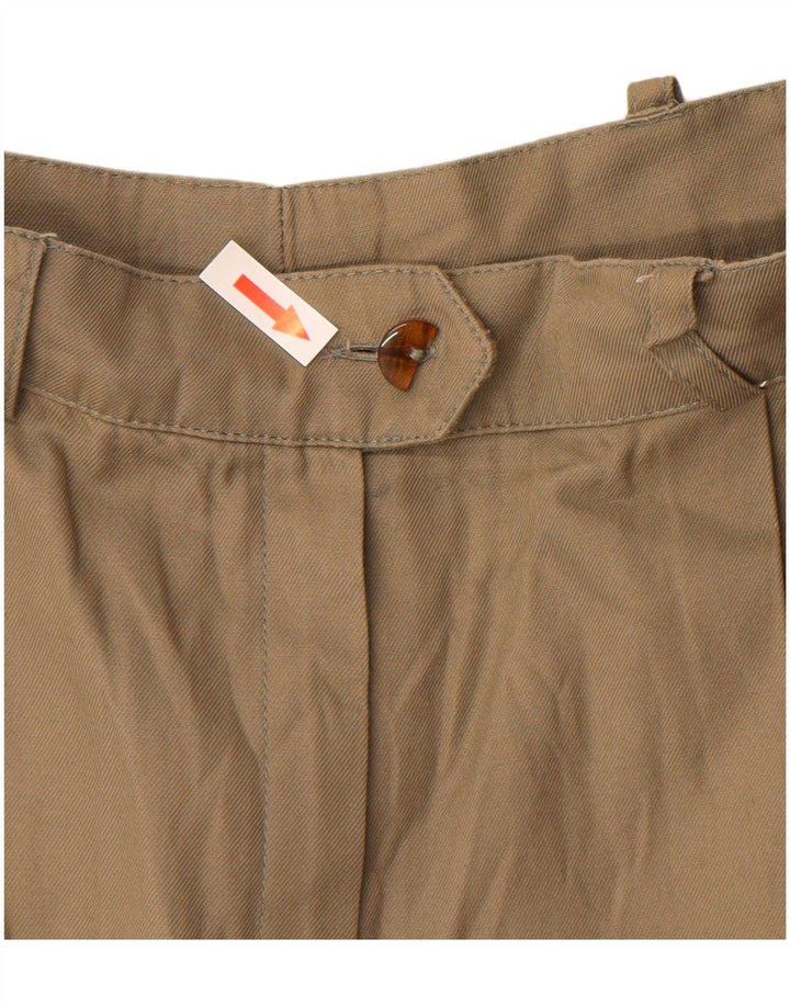 Pantaloni scurti chino VINTAGE pentru femei IT 40 Small W24 Bej Bumbac