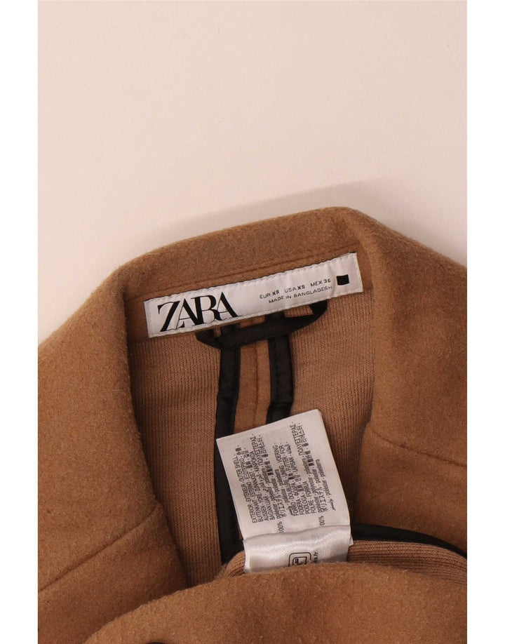 Pardesiu supradimensionat pentru bărbați Zara UK 34 XS poliester bej