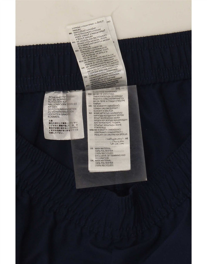 Pantaloni de trening Adidas pentru bărbați, poliester mediu bleumarin