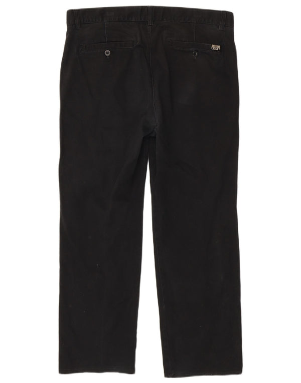 Sergio Tacchini Pantaloni Chino Drepți Bărbați IT 50 Large W34 L27 Negru