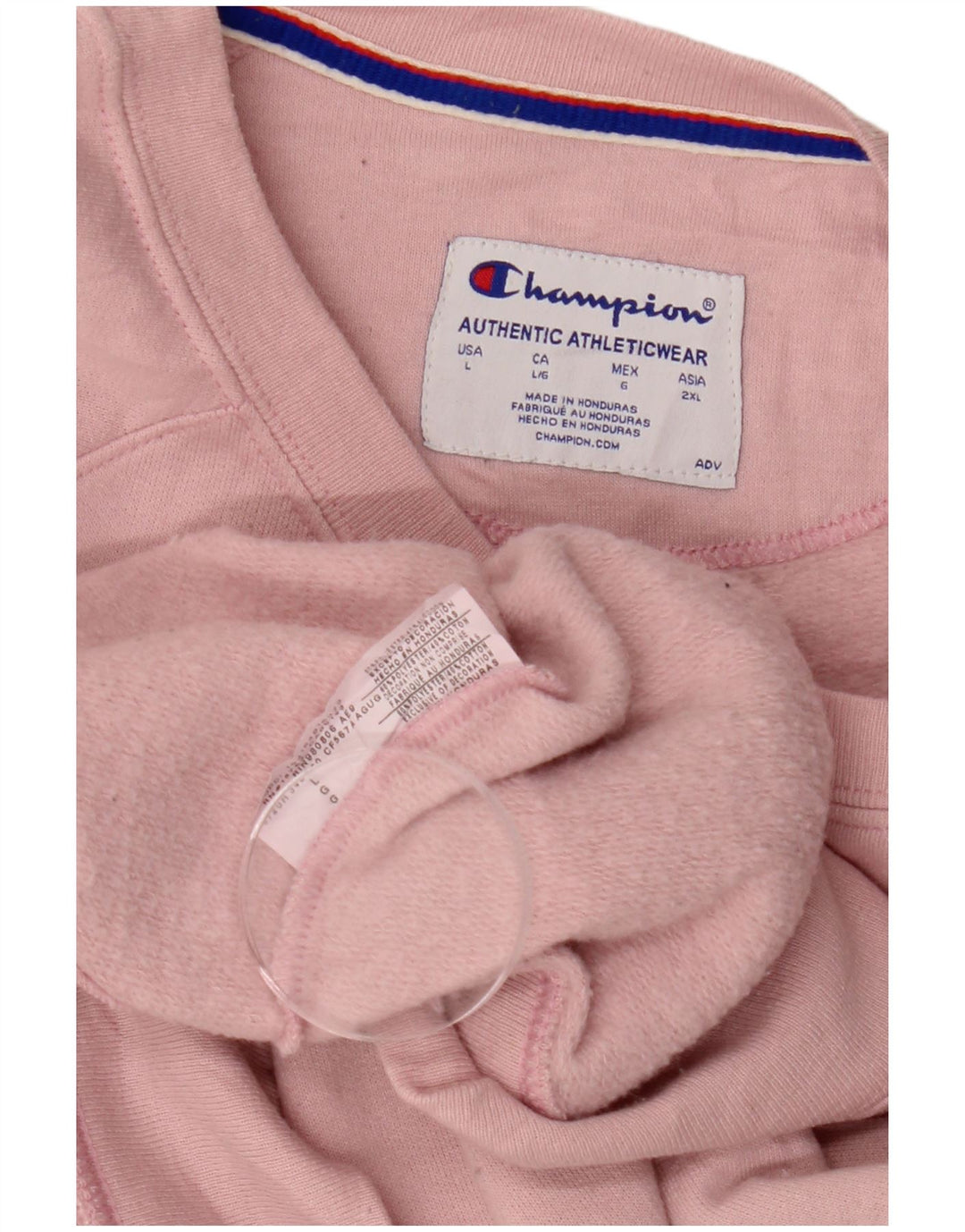 Pulover cu grafic pentru femei CHAMPION UK 16 Poliester roz mare