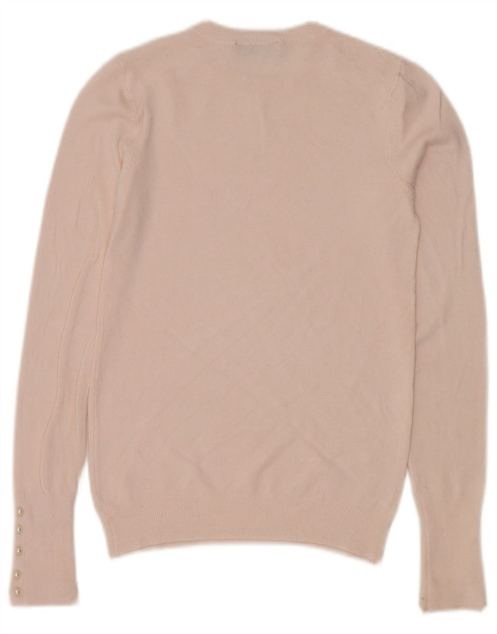 Pulover pentru damă Zara, cu gât turnut, UK 8 Mic, roz