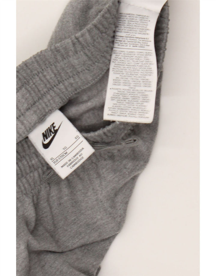 Pantaloni scurți sport Nike pentru băieți 13-14 ani XL poliester cu pături gri