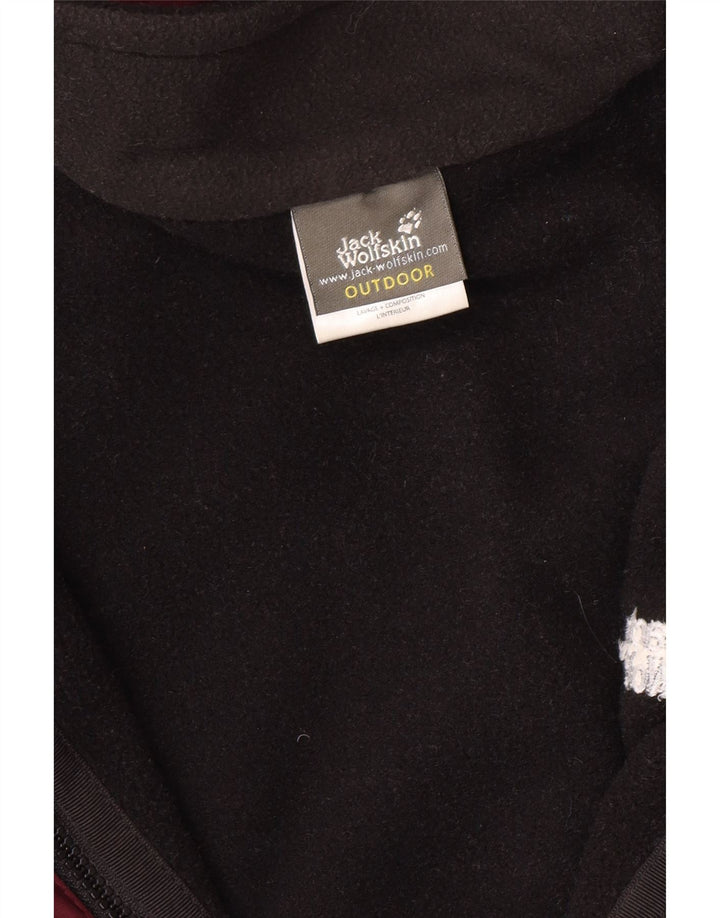 JACK WOLFSKIN Jachetă de ploaie cu glugă pentru femei UK 16, mare, roșu