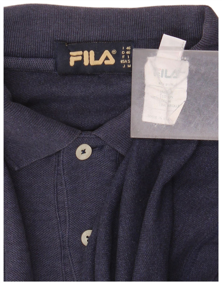 Tricou Polo Fila Bărbați IT 46 Bumbac Albastru Marin Mic