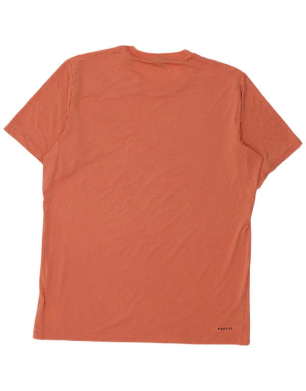 Tricou pentru bărbați Adidas Aeroready Top mare din poliester roz