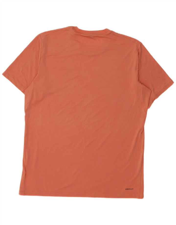 Tricou pentru bărbați Adidas Aeroready Top mare din poliester roz