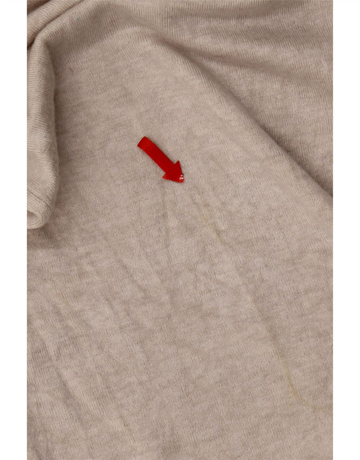 Pulover cardigan pentru femei Zara UK 14 mare, bej, viscoză