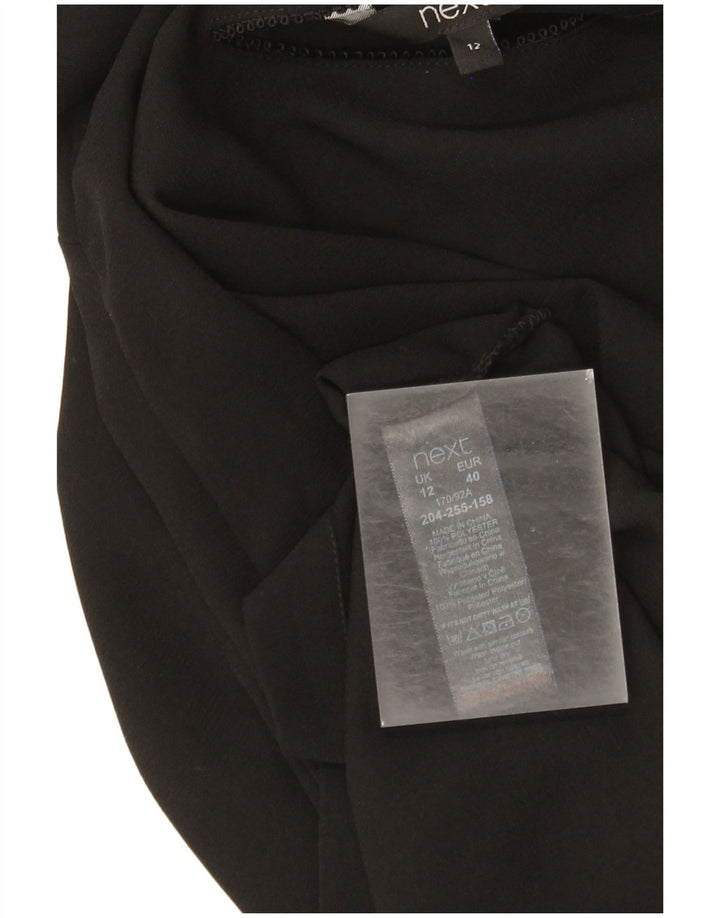 Next Rochie pentru femei cu umăr dezactivat UK 12 Poliester mediu negru