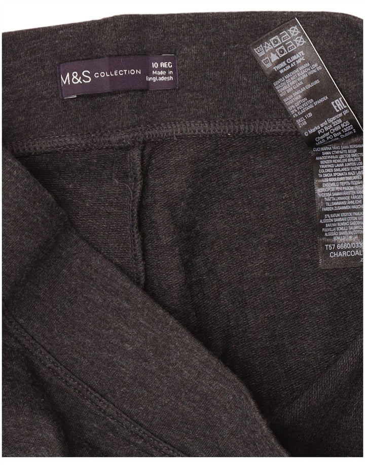 Pantaloni de trening pentru femei Marks & Spencer UK 10 mic bumbac gri
