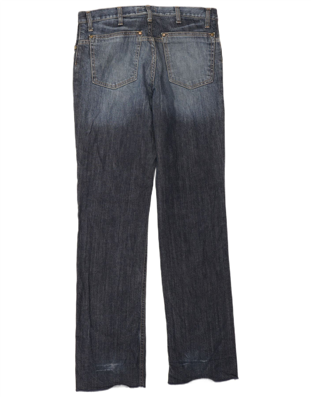 Blugi drepti pentru femei Zara EU 40 Medium W30 L33 Albastru