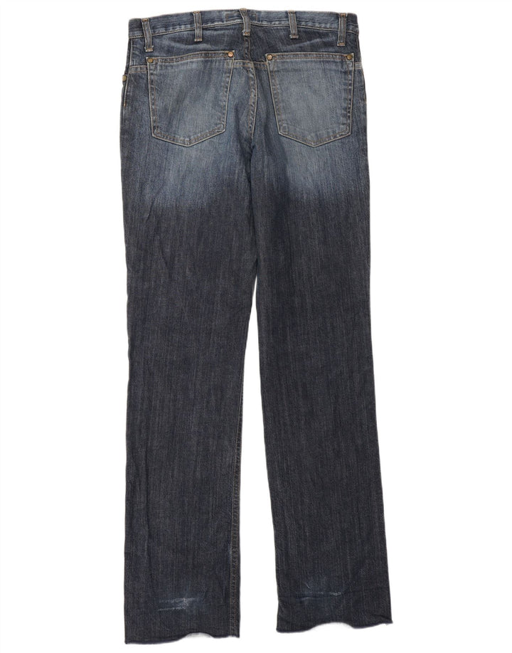 Blugi drepti pentru femei Zara EU 40 Medium W30 L33 Albastru