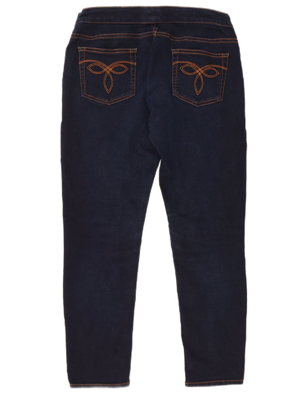 Blugi skinny pentru femei Ted Baker L32 L30 bumbac bleumarin
