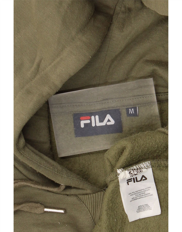 Pulover supradimensionat pentru femei Fila UK 14 Poliester kaki mediu