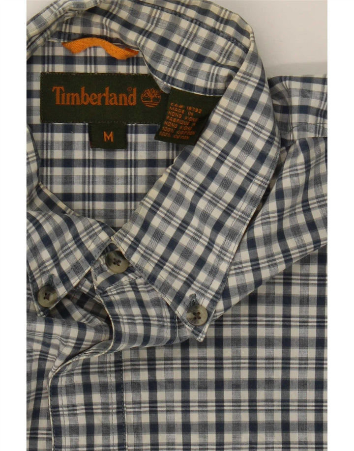 Cămașă pentru bărbați Timberland, din bumbac cu carouri, albastru bleumarin mediu