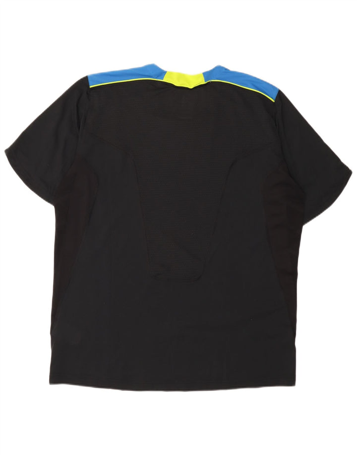 Tricou Adidas Climacool pentru bărbați Top mare, negru, poliester color bloc