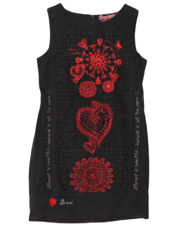 Rochie teacă fără mâneci Desigual pentru femei EU 40 Medium Black Paisley