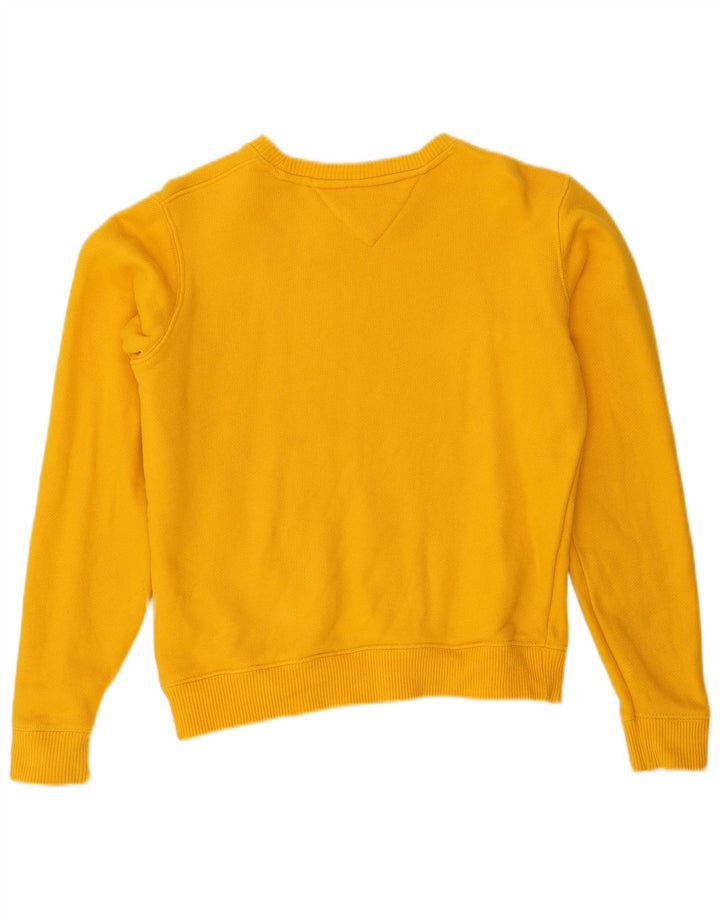 TOMMY HILFIGER Pulover supradimensionat pentru femei UK 10 Mic Galben