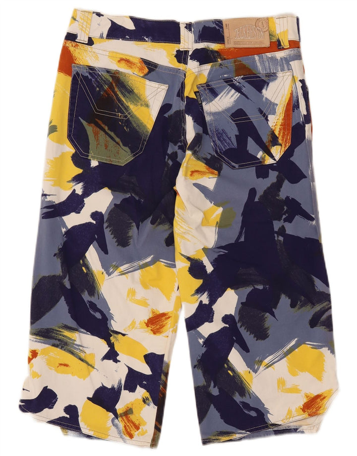 Bermude pentru damă Jeckerson W33 Medium, multicolor, din bumbac Tie Dye